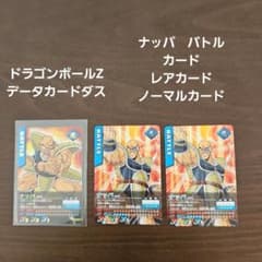 【レア】ドラゴンボールZ ノーマルカード多数 ドラゴンボールZデータカードダス ナッパ レアカード ナッパノーマル