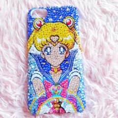 スワロフスキー iPhone5cケース  セーラームーン好きにのサムネイル