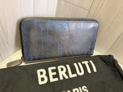 ☆美品☆希少☆ベルルッティ イタウバ 長財布 ブラック グレー