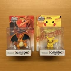 新品未開封 amiibo 初期版 リザードン ピカチュウ 2点セット - メルカリ