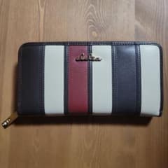 Clelia 長財布 ブラウン ワインレッド アイボリーのサムネイル