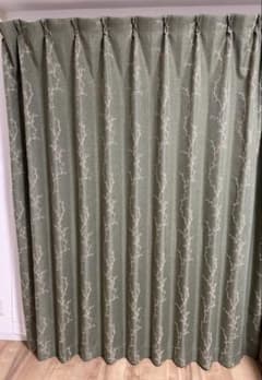 ニトリ カーテン 遮光2級 トーシュ グリーン 280×187 - メルカリ