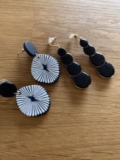 試着のみ⭐︎クールなピアス2点SETのサムネイル