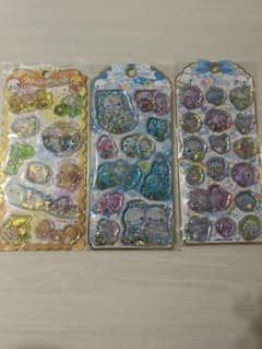 なっとうちゃん ぷくぷくあわわちゃん ウォーターシール3種のサムネイル