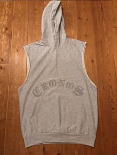 CRONOS フード付きタンクトップ グレーのサムネイル