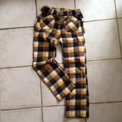 【美品】キッズ140 ★ JUNKSTORE チェックパンツのサムネイル