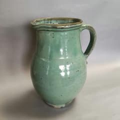 小鹿田焼 緑釉ピッチャー 水差し 小石原焼 民藝陶 - メルカリ