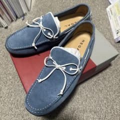 REGAL スエード モカシン　水色/スカイブルー　265 REGAL スエード モカシン 水色/スカイブルー 265 - メルカリ