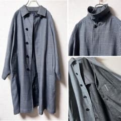 orcival グレンプレイドステンカラーコート サイズ3 wool100%のサムネイル