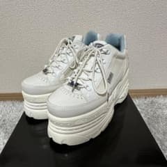 週末値下げ! ヨースケ YOSUKE 厚底 スニーカー ホワイト 白のサムネイル