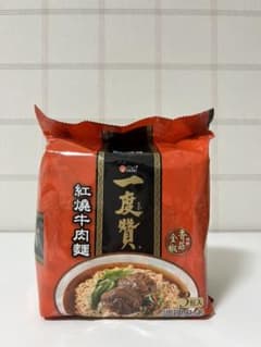 一度贊 紅燒牛肉麵 ニョーローメン ピリ辛味のサムネイル