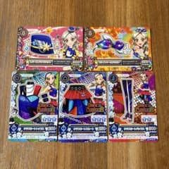 アイカツカード ダンスフュージョン 5枚セット 黒沢凛のサムネイル