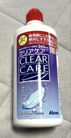 日本アルコン クリアケア 360mL ソフトコンタクト洗浄保存液　9割以上