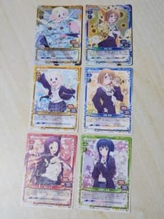 プレシャスメモリーズ【ハナヤマタ】カード 金サイン2枚 銀サイン4枚