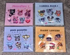 セブンイレブン ナルミヤキャラクターズ オリジナルぷっくりシール 4枚セット