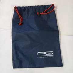 PERFORMANCE GEAR 巾着袋 ネイビー ゴルフシューズ袋のサムネイル