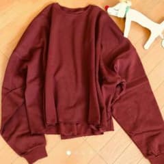 merlot　ボルドー　トレーナーのサムネイル