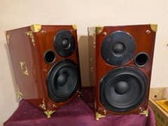 DENON スピーカー リメイク品 アンティーク宝箱みたいなスピーカーペアのサムネイル