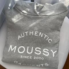 moussy レディース　パーカー　グレーのサムネイル