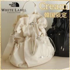新品☆ 韓国限定 ノースフェイス ボニーパックM クリーム 即日発送