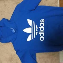 adidas パーカー 青のサムネイル