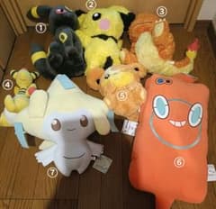 포켓몬 봉제인형 7장 세트 정리 판매