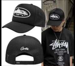 CORTEIZ メッシュキャップ黒 Corteiz メッシュキャップ ブラック - メルカリ