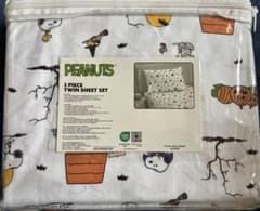 スヌーピー ハロウィン シーツ 3点セット ツインサイズ PEANUTS海外限定のサムネイル