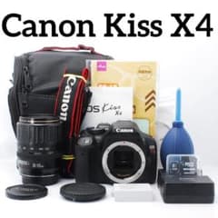 Canon Kiss X4 高倍率ズーム USM搭載 初心者向け バッグ付♪ Canon Kiss X4 高倍率ズーム 高画質動画 初心者向け バッグ付き