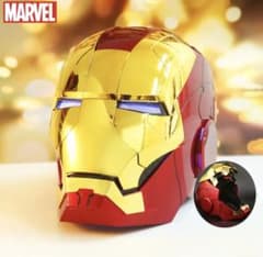 アイアンマンヘルメット自動開閉　音声認識開閉可能　  ゴールド アイアンマンのサムネイル