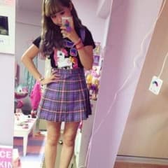BUBBLES♡チェックプリーツスカートのサムネイル