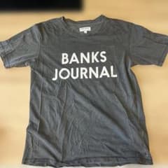 BANKS JOURNAL Tシャツ オーガニックコットン グレー Sのサムネイル