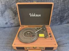 Voksun レコードプレーヤー 本体 ポータブル　値下げのサムネイル