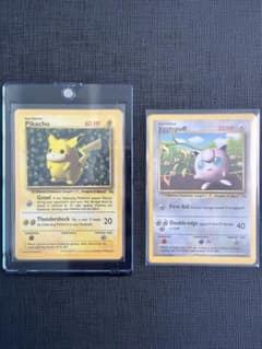 美品】ピカチュウ プリン Pikachu 英語版 ポケモンカード 旧裏 2枚