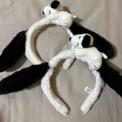 スヌーピー 耳付きカチューシャ 2個セットのサムネイル