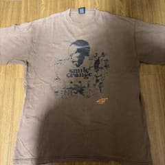 STUSSY Tシャツ ブラウン USA製 90s smile orange