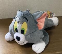 トムとジェリー 寝そべり Lぬいぐるみ　ジェリー