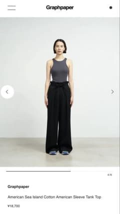 最終値下Sea Cotton AmericanSleeve Tank 最終値下SeaIsland Cotton AmericanSleeve Tank - メルカリ
