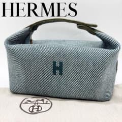 HERMES エルメス ブリッドアブラック GM ブルーアビス バッグ - メルカリ