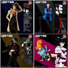 LUPIN THE ⅢRD ルパン 銭形警部 三世 次元大介 峰不二子フィギュアのサムネイル