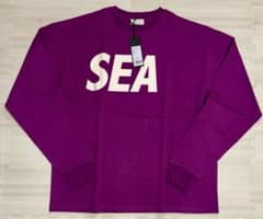 WIND AND SEA 長袖Tシャツ パープル - メルカリ