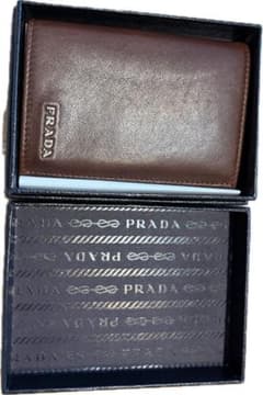 PRADA 名刺入れ カードケース ブラウンのサムネイル