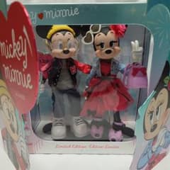 限定 ディズニー ミッキー ミニー リミテッド ドール フィギュア バレンタインのサムネイル