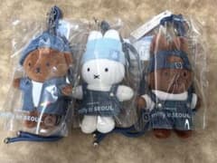 韓国限定 ミッフィー メラニー ボリス ぬいぐるみキーホルダー 3点セット 韓国限定 miffystore ミッフィー メラニーボリス ぬいぐるみ3点 - メルカリ