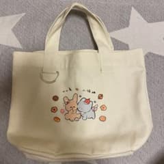 仔縞楽々 ハレルヤベイビー うさにゃミニトートバッグのサムネイル