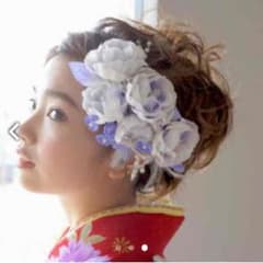 髪飾り  白羽根♡のサムネイル
