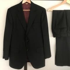 【エルメネジルド ゼニア×ダーバン】　スーツ　ブラック　メンズ　92A5のサムネイル