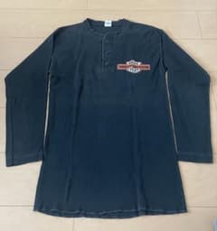 Vintage 82s Harley Davidson 長袖ディシャツ Xのサムネイル