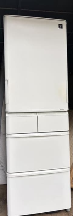 福岡市配送無料　シャープノンフロン冷凍冷蔵庫SJ-X417J-W(2022年製) 福岡市配送無料 シャープノンフロン冷凍冷蔵庫SJ-X417J-W(2022年製