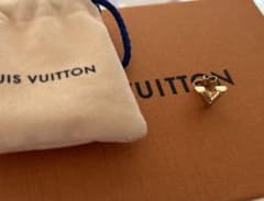 LOUIS VUITTON ルイヴィトン ピアス 片耳 ゴールド 保存袋・箱付き